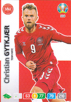 Christian Gytkjaer Denmark Panini UEFA EURO 2020#116